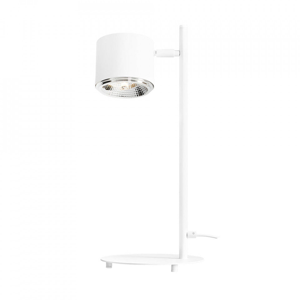 Lampa birou alba din metal 47 cm Bot Aldex