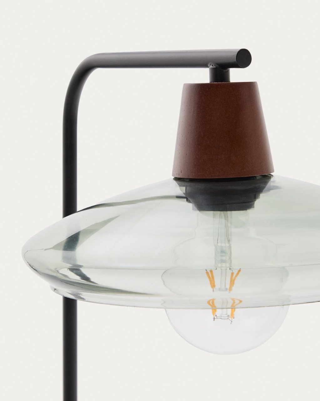 Lampa birou multicolora din sticla 55 cm Silex Kave Home