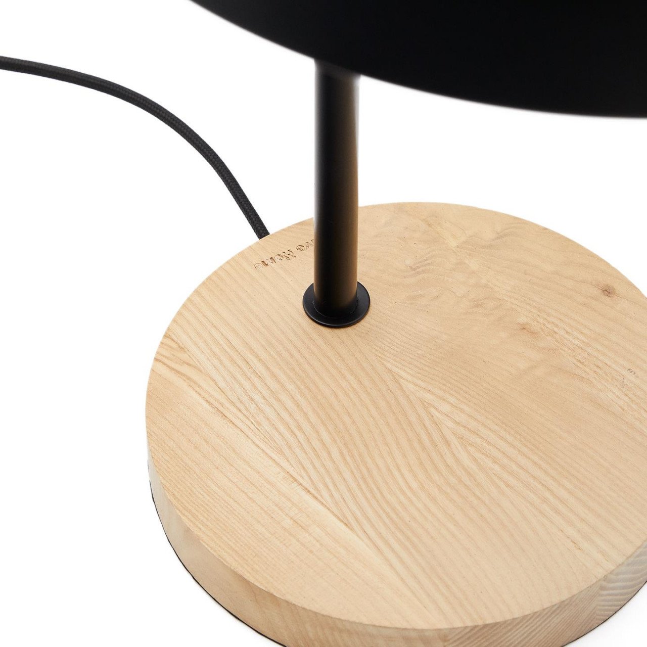 Lampa birou neagra din metal 49 cm Catlar Kave Home