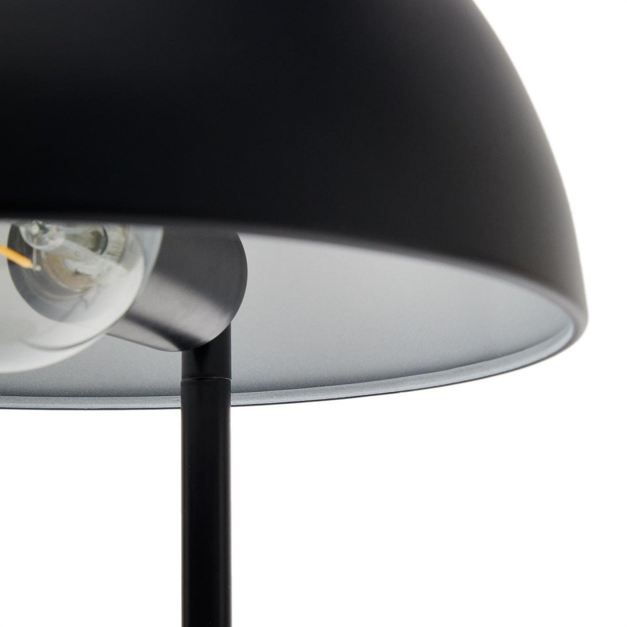 Lampa birou neagra din metal 49 cm Catlar Kave Home