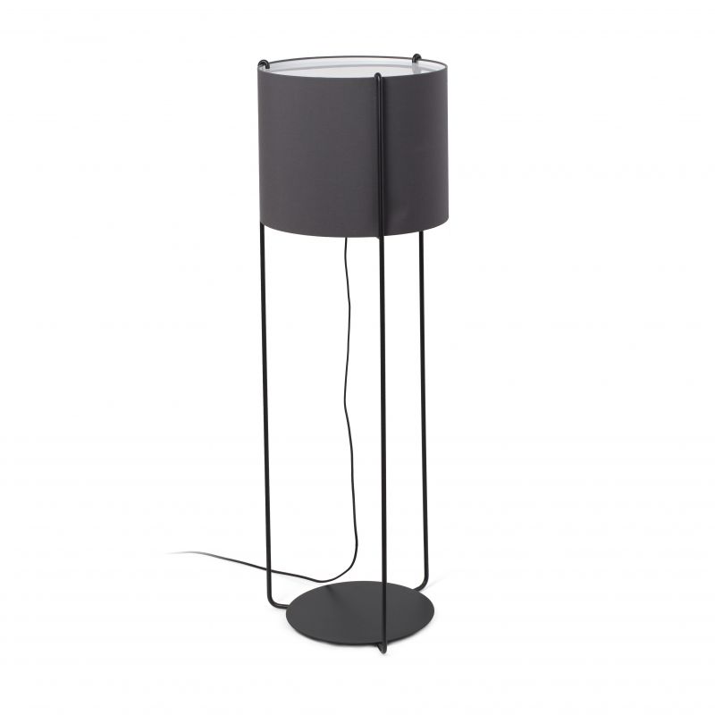 Lampa podea / Lampadar modern design elegant DRUM gri antracit