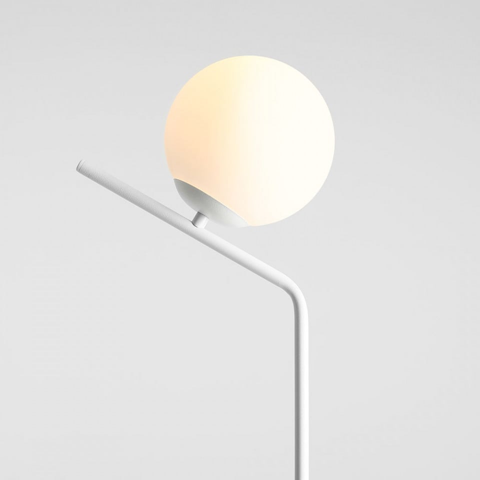 Lampadar alb din metal 161 cm Gallia Aldex