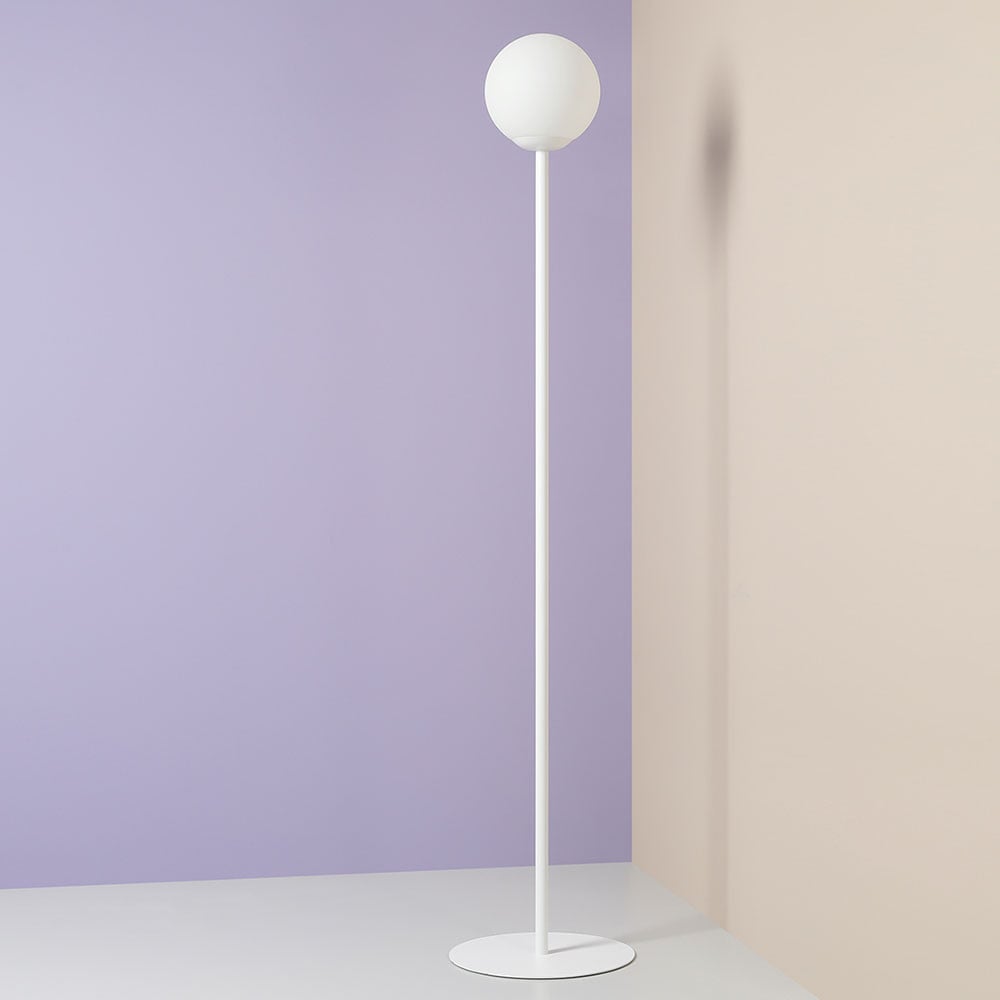 Lampadar alb din metal 162 cm Pinne Aldex