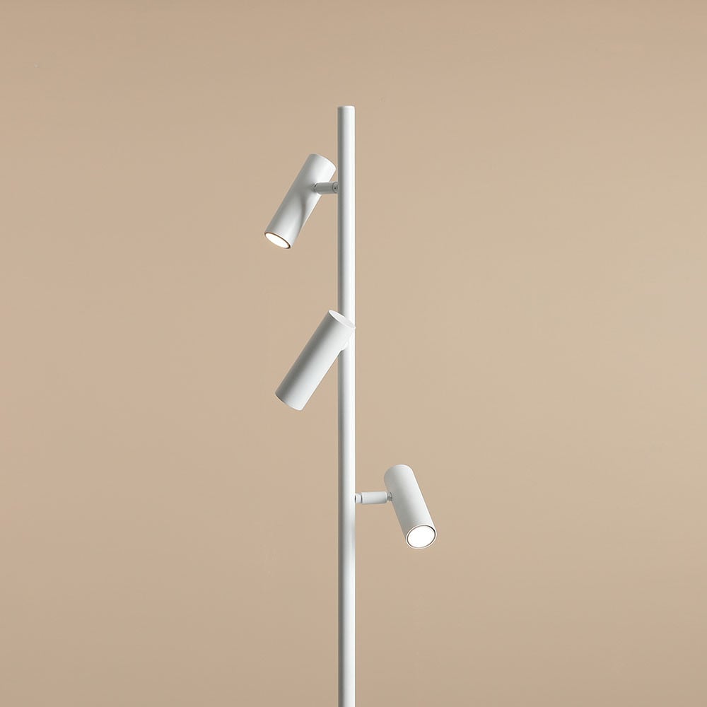 Lampadar alb din metal cu 3 becuri 164 cm Trevo Aldex