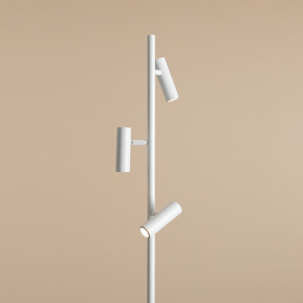 Lampadar alb din metal cu 3 becuri 164 cm Trevo Aldex