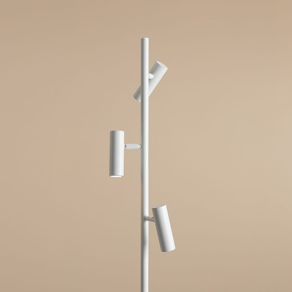 Lampadar alb din metal cu 3 becuri 164 cm Trevo Aldex