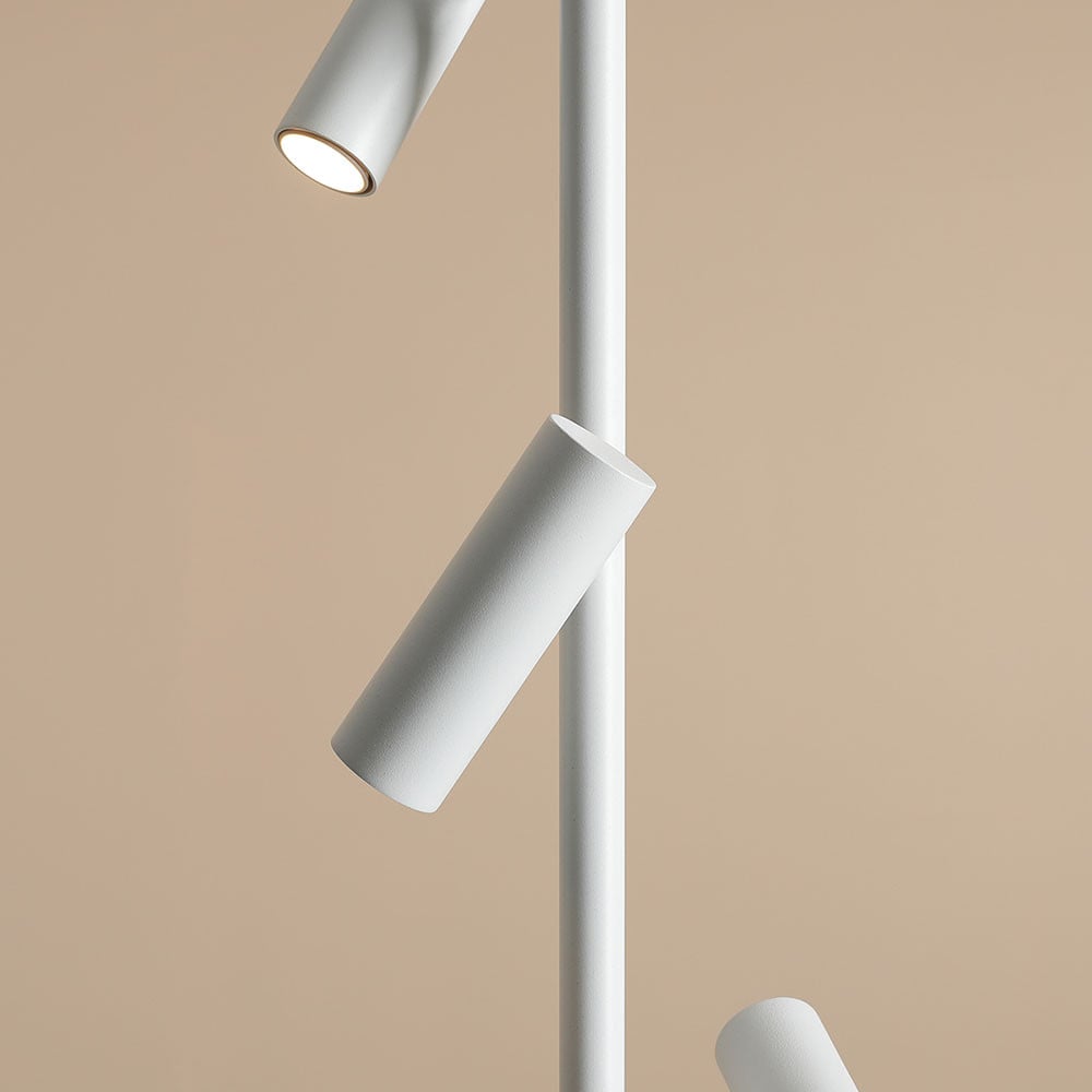 Lampadar alb din metal cu 3 becuri 164 cm Trevo Aldex