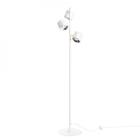 Lampadar alb din metal cu 3 becuri 165 cm Bot Aldex