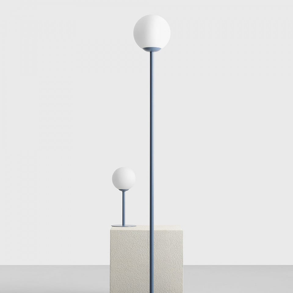 Lampadar albastru din metal 162 cm Pinne Aldex