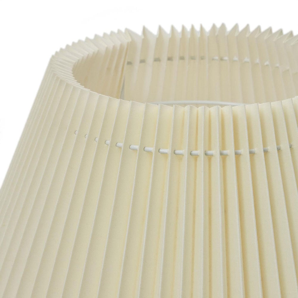 Lampadar bej din bumbac 149 cm Benicarlo Kave Home