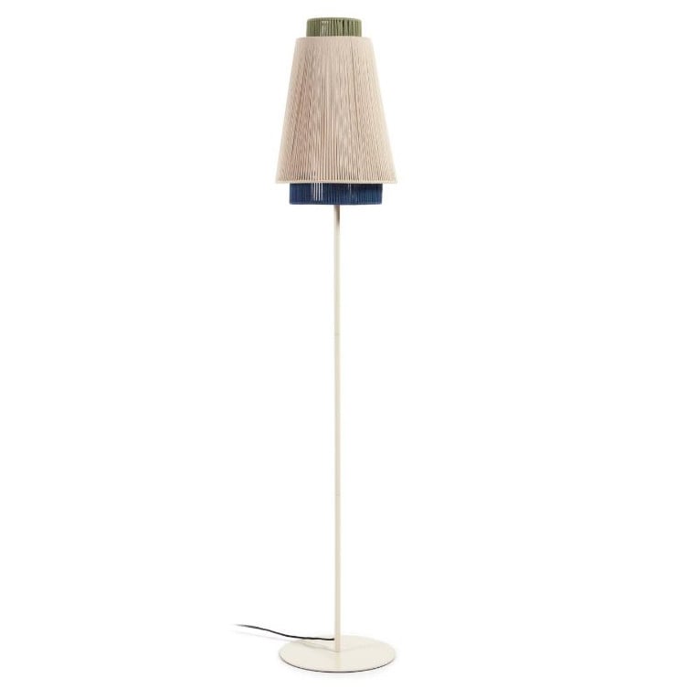 Lampadar bej din fibre naturale 163 cm Yuvia Kave Home