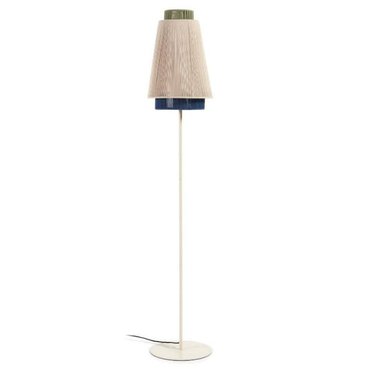 Lampadar bej din fibre naturale 163 cm Yuvia Kave Home