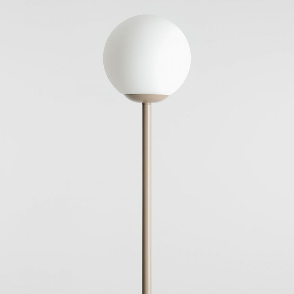 Lampadar bej din metal 162 cm Pinne Aldex