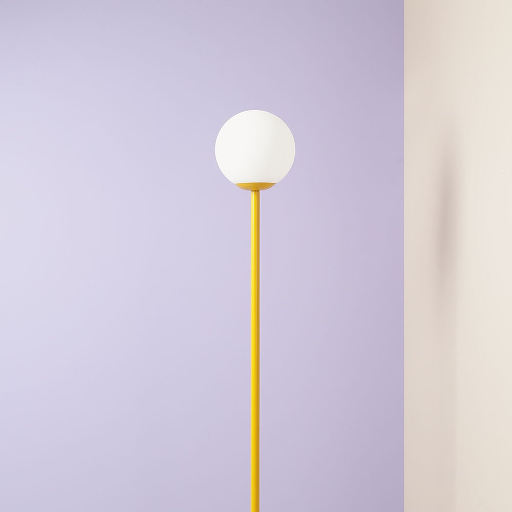 Lampadar galben mustar din metal 162 cm Pinne Aldex