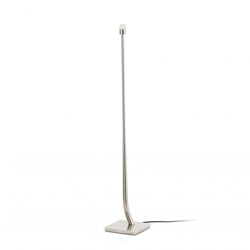 Lampadar / Lampa de podea eleganta design clasic REM nickel/alb