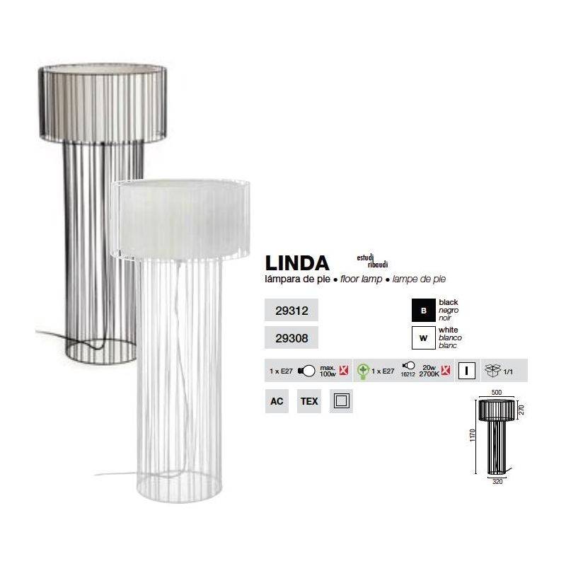 Lampadar, lampa de podea Linda