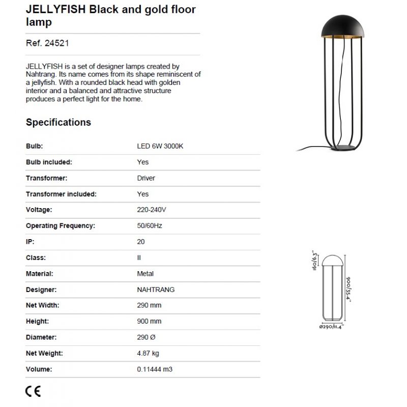 Lampadar LED design deosebit ELLYFISH