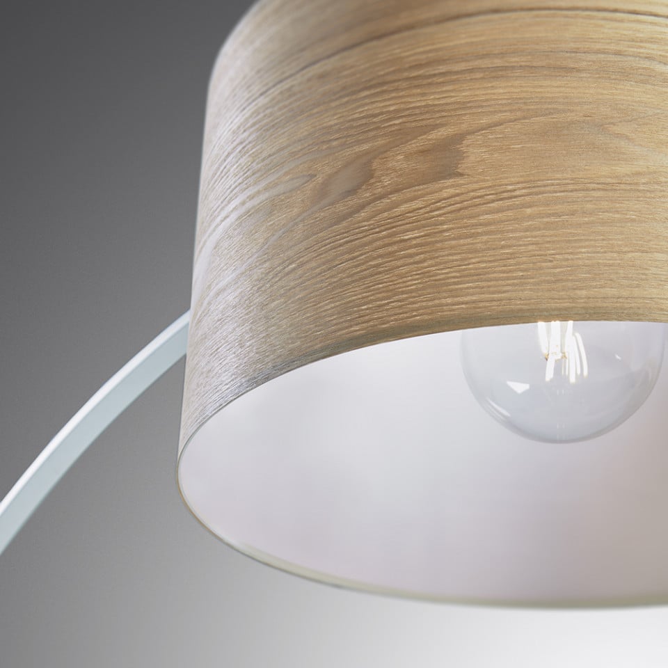 Lampadar maro din metal 210 cm Juhe Kave Home