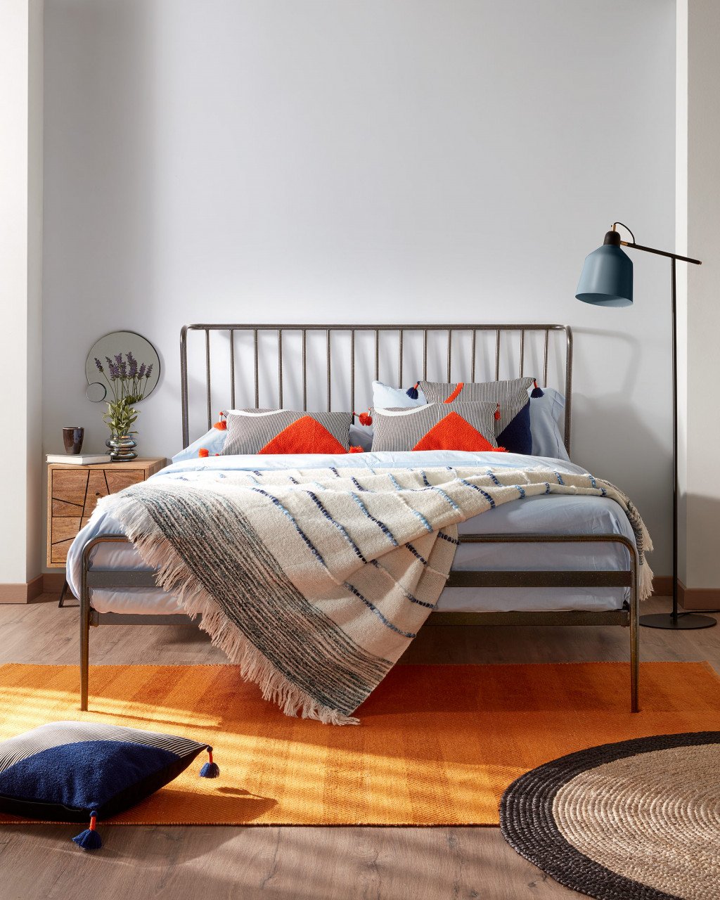Lampadar multicolor din metal 146 cm Olimpia Kave Home