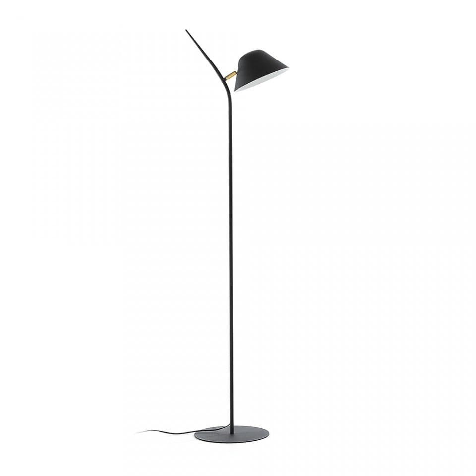 Lampadar negru din metal 152 cm Aurelia Kave Home