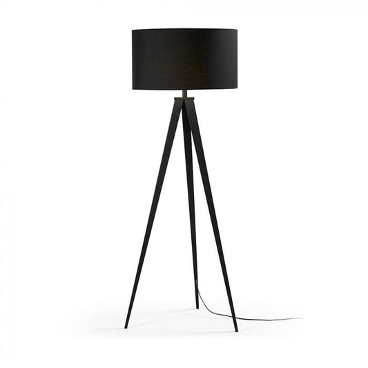 Lampadar negru din metal 157 cm Iguazu Kave Home