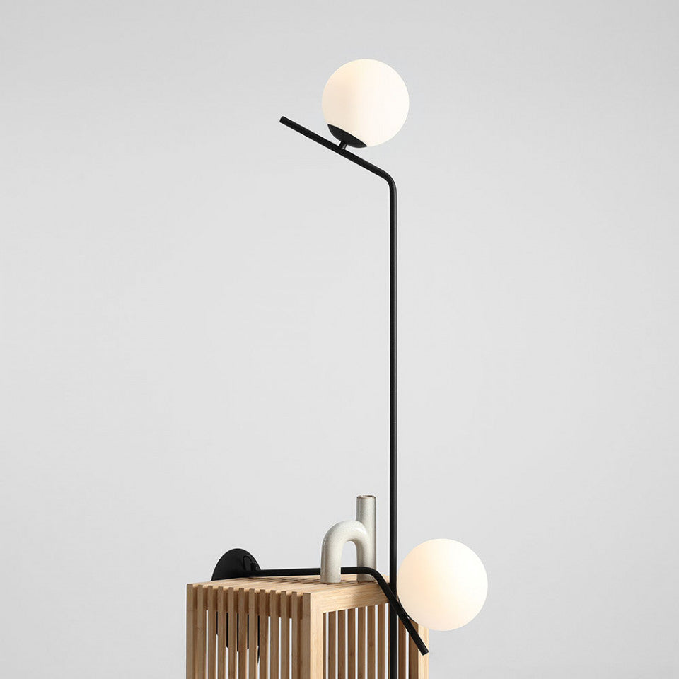 Lampadar negru din metal 161 cm Gallia Aldex