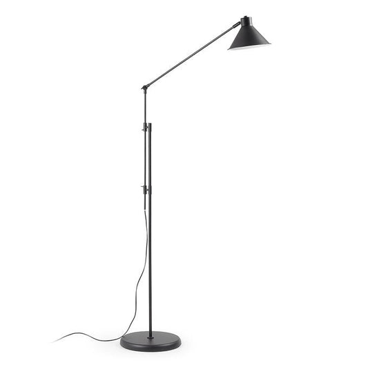 Lampadar negru din metal 220 cm Dione Kave Home