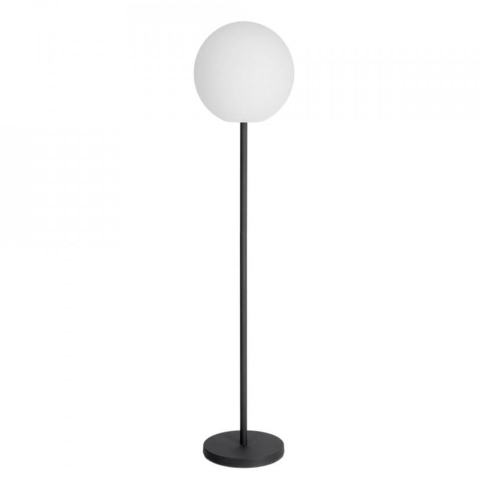 Lampadar pentru exterior alb/negru din metal 155 cm Dinesh Kave Home