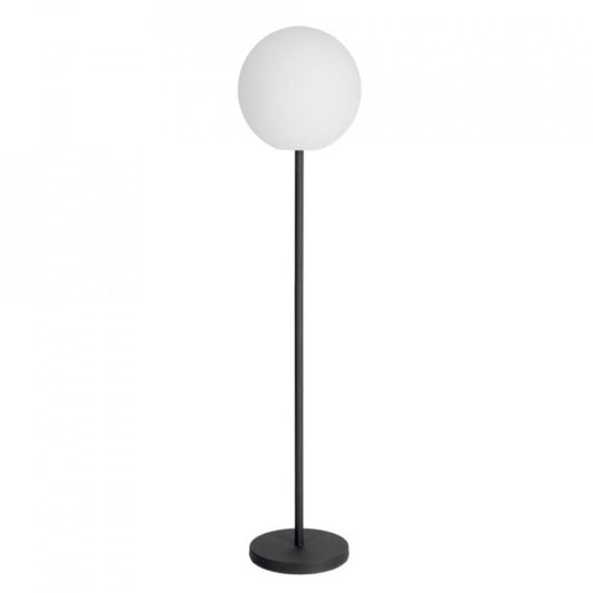 Lampadar pentru exterior alb/negru din metal 155 cm Dinesh Kave Home