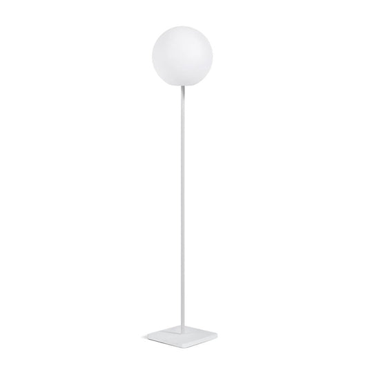 Lampadar portabil alb din metal 120 cm Dinesh Kave Home