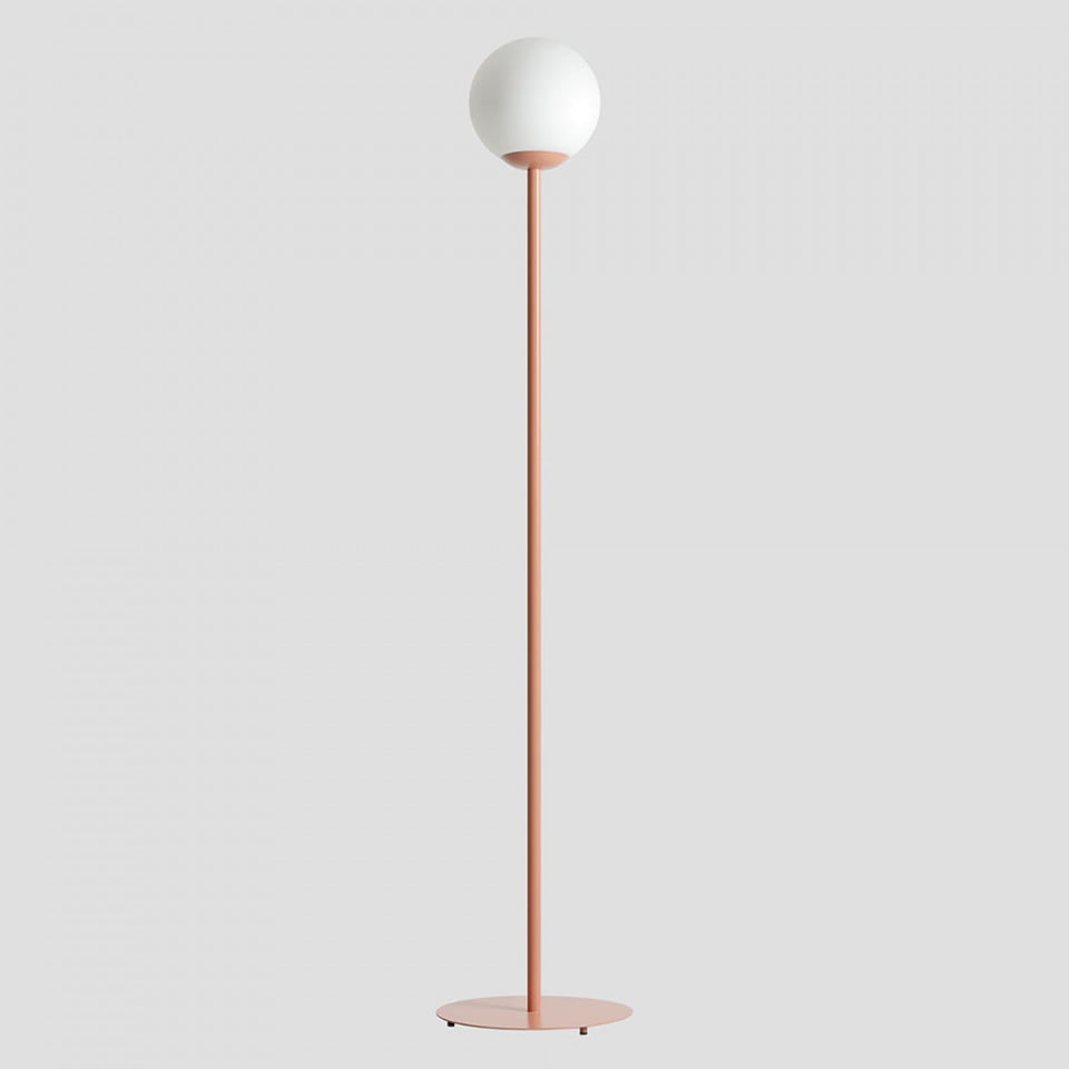 Lampadar rosu corai din metal 162 cm Pinne Aldex