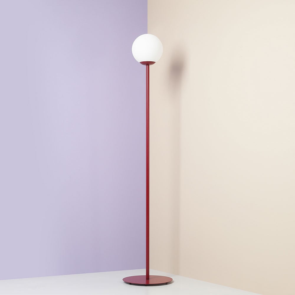 Lampadar rosu din metal 162 cm Pinne Aldex