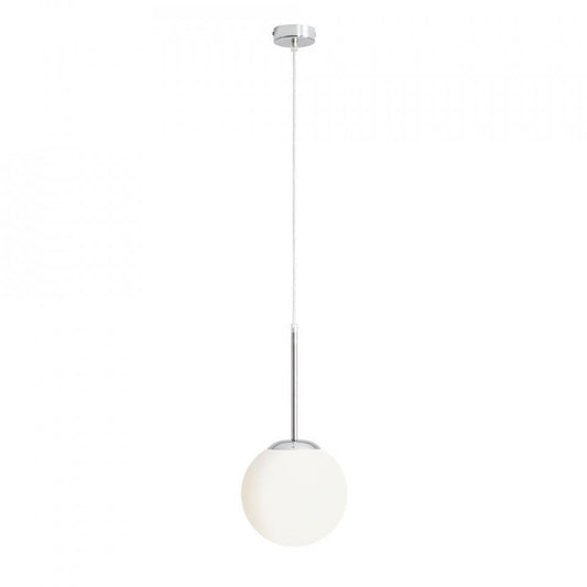 Lustra alba/argintie din sticla Bosso Mini Aldex