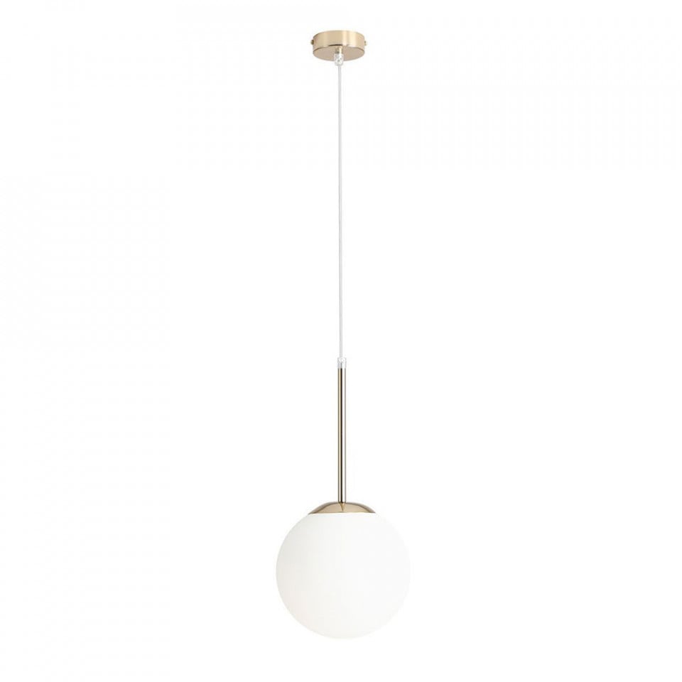 Lustra alba/aurie din sticla Bosso Mini Aldex