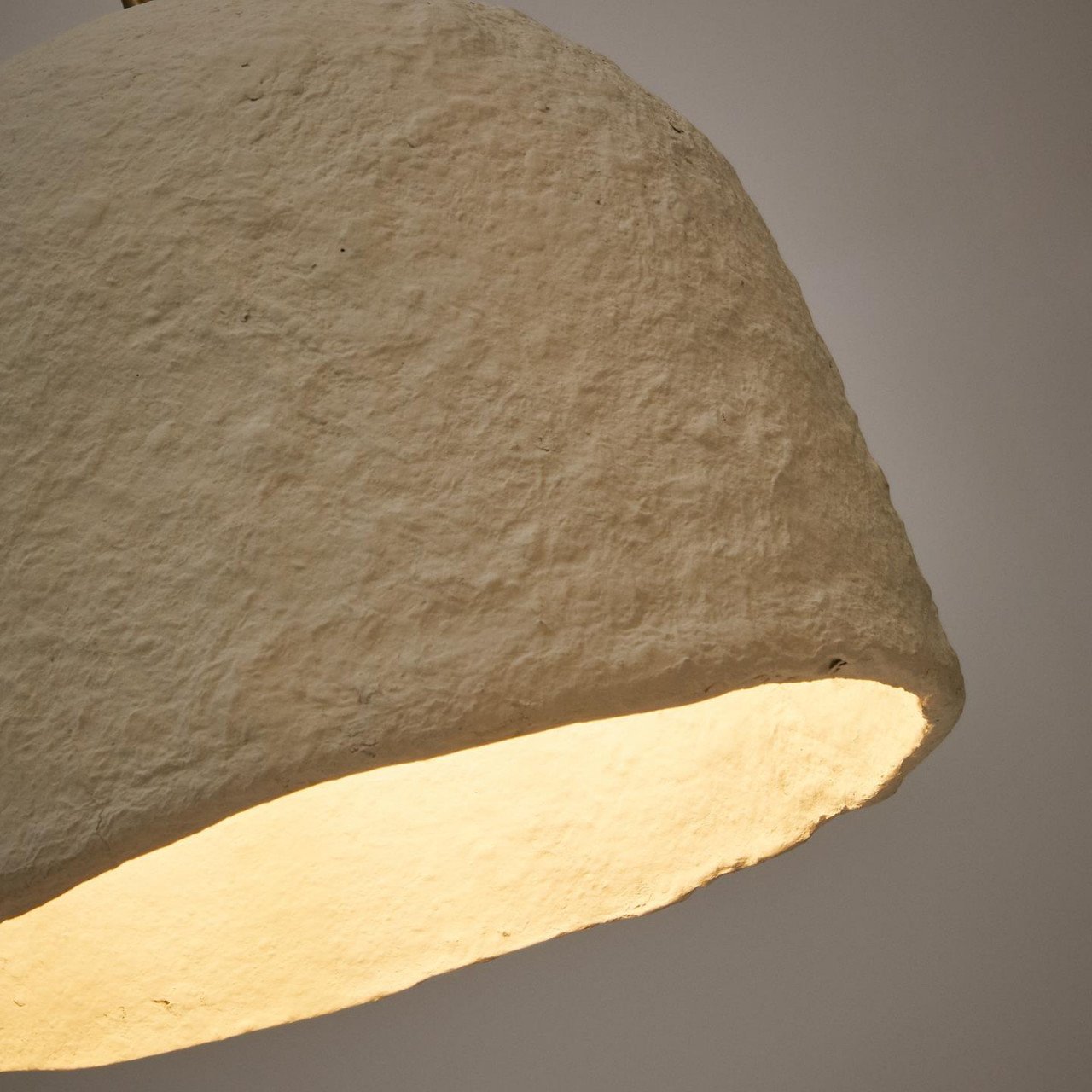 Lustra alba din hartie Sineu L Kave Home