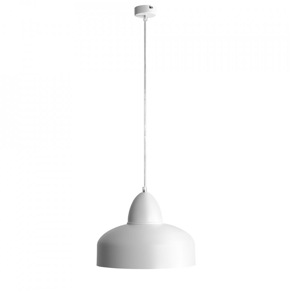 Lustra alba din metal Como Aldex