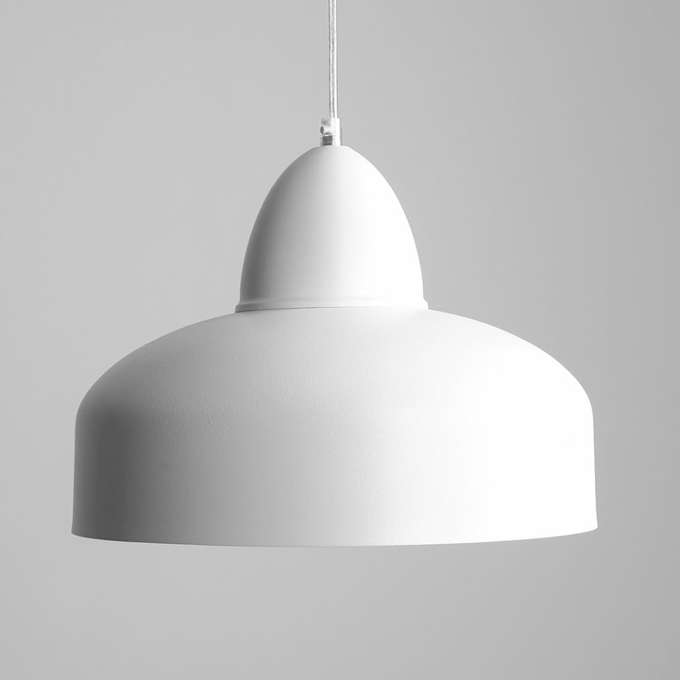Lustra alba din metal Como Aldex