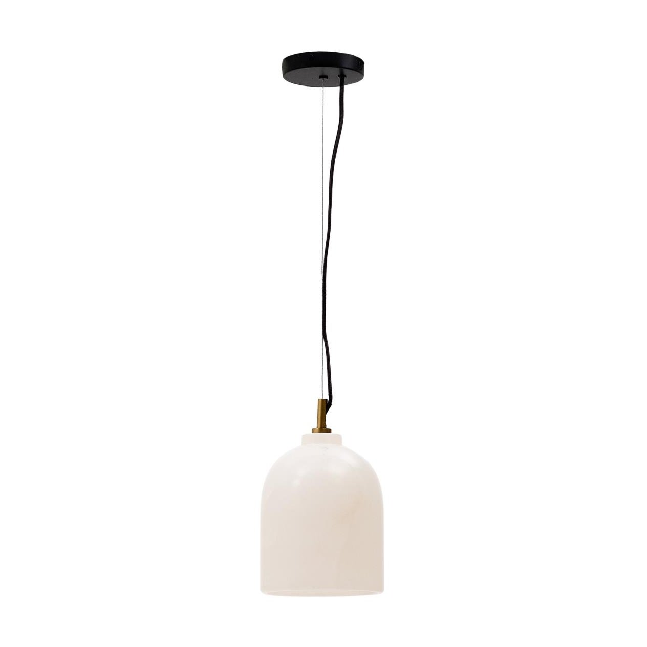 Lustra alba din metal Shenli Kave Home