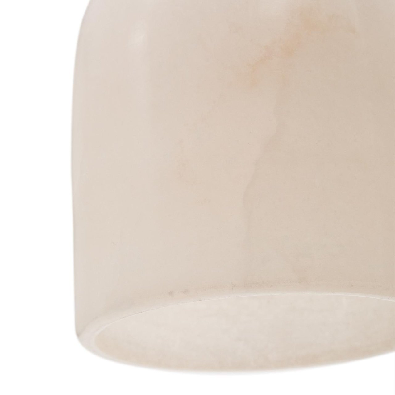 Lustra alba din metal Shenli Kave Home