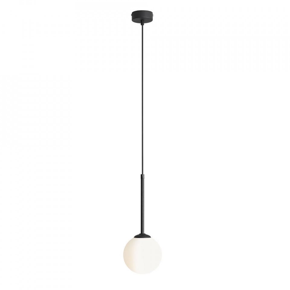 Lustra alba/neagra din sticla Bosso Aldex