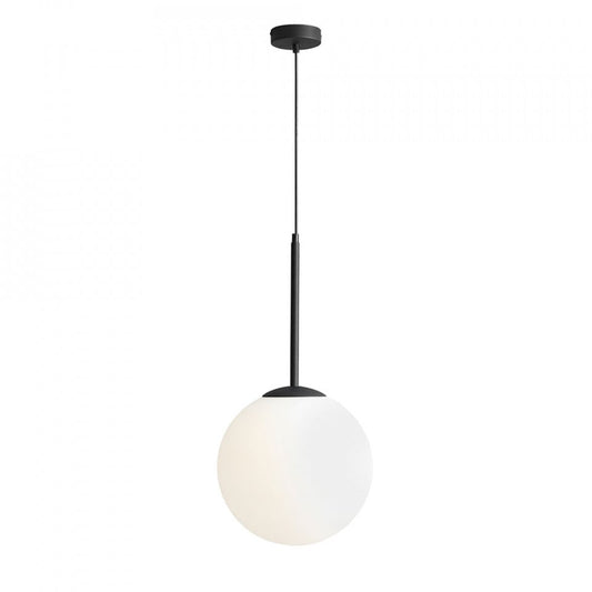 Lustra alba/neagra din sticla Bosso Medium Aldex
