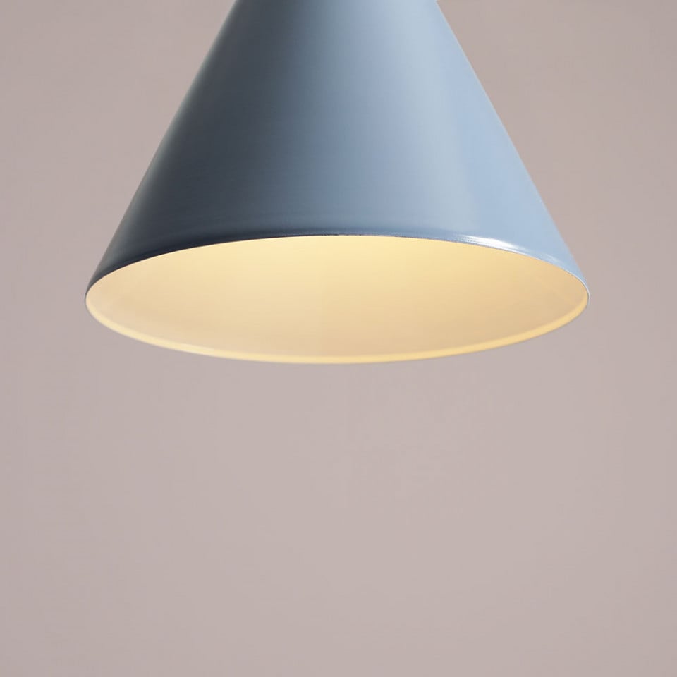 Lustra albastra din metal Form Aldex