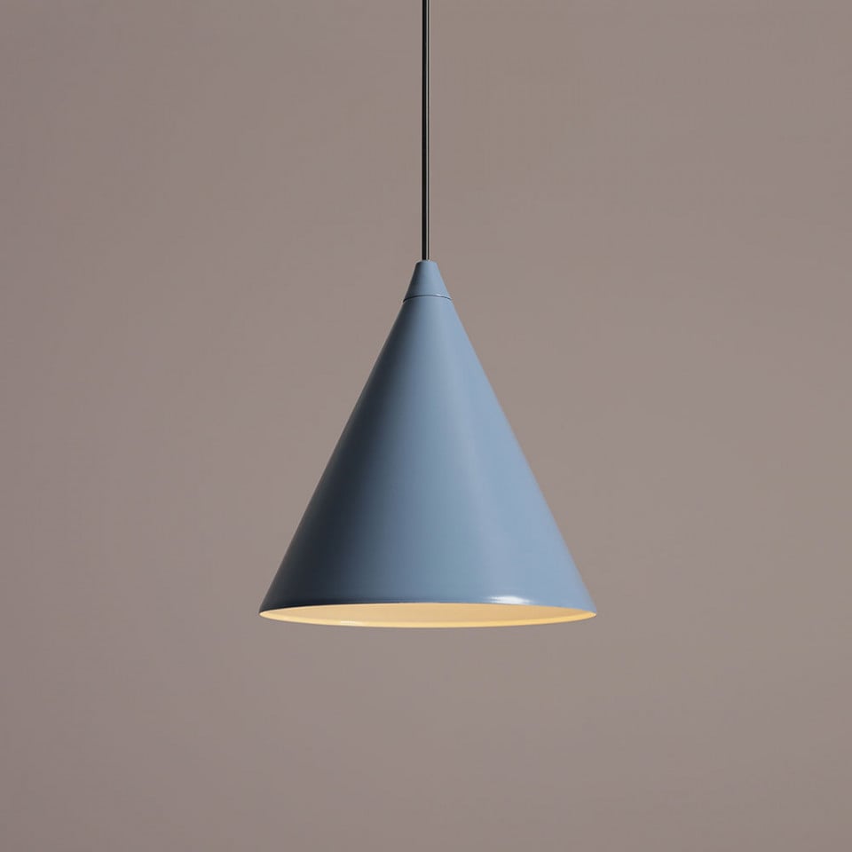 Lustra albastra din metal Form Aldex
