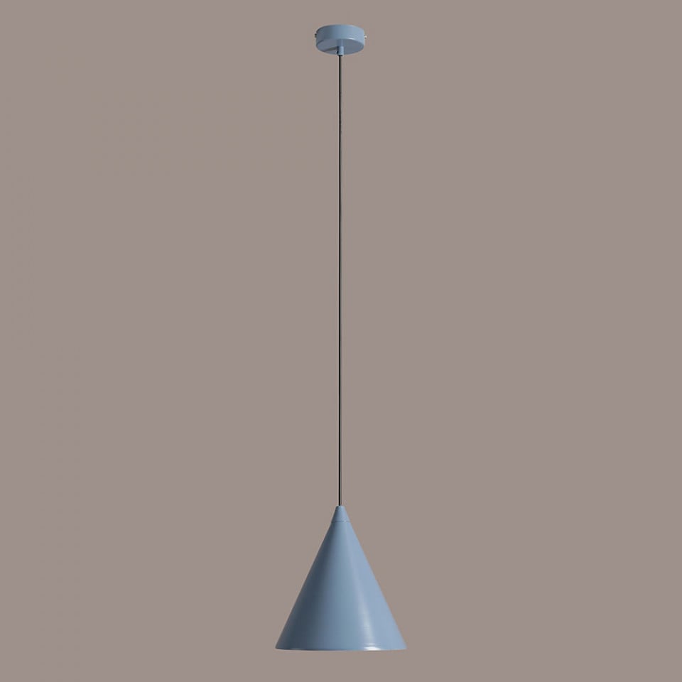 Lustra albastra din metal Form Aldex