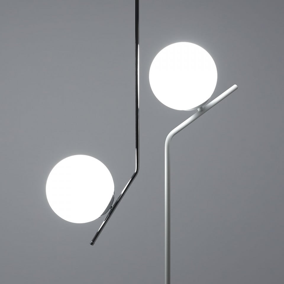 Lustra argintie din metal Gallia Long Aldex
