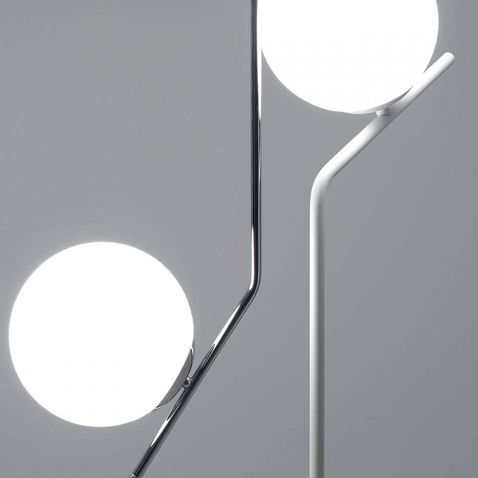 Lustra argintie din metal Gallia Long Aldex