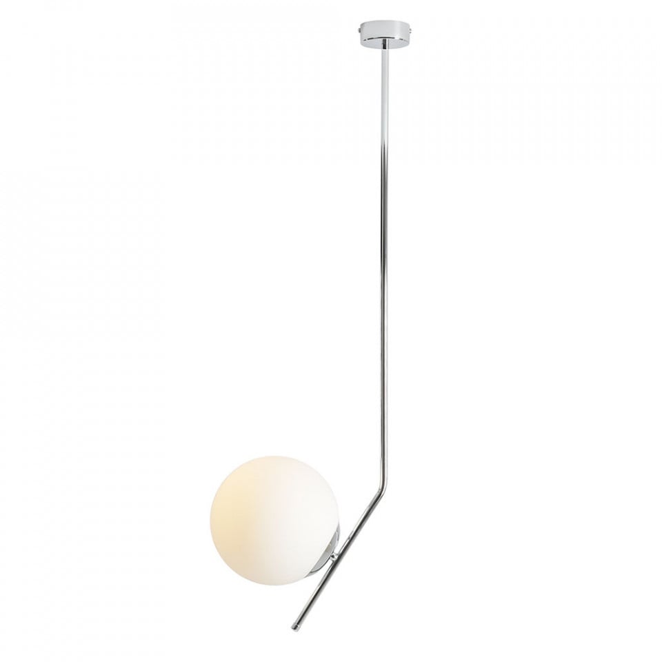 Lustra argintie din metal Gallia Long Aldex