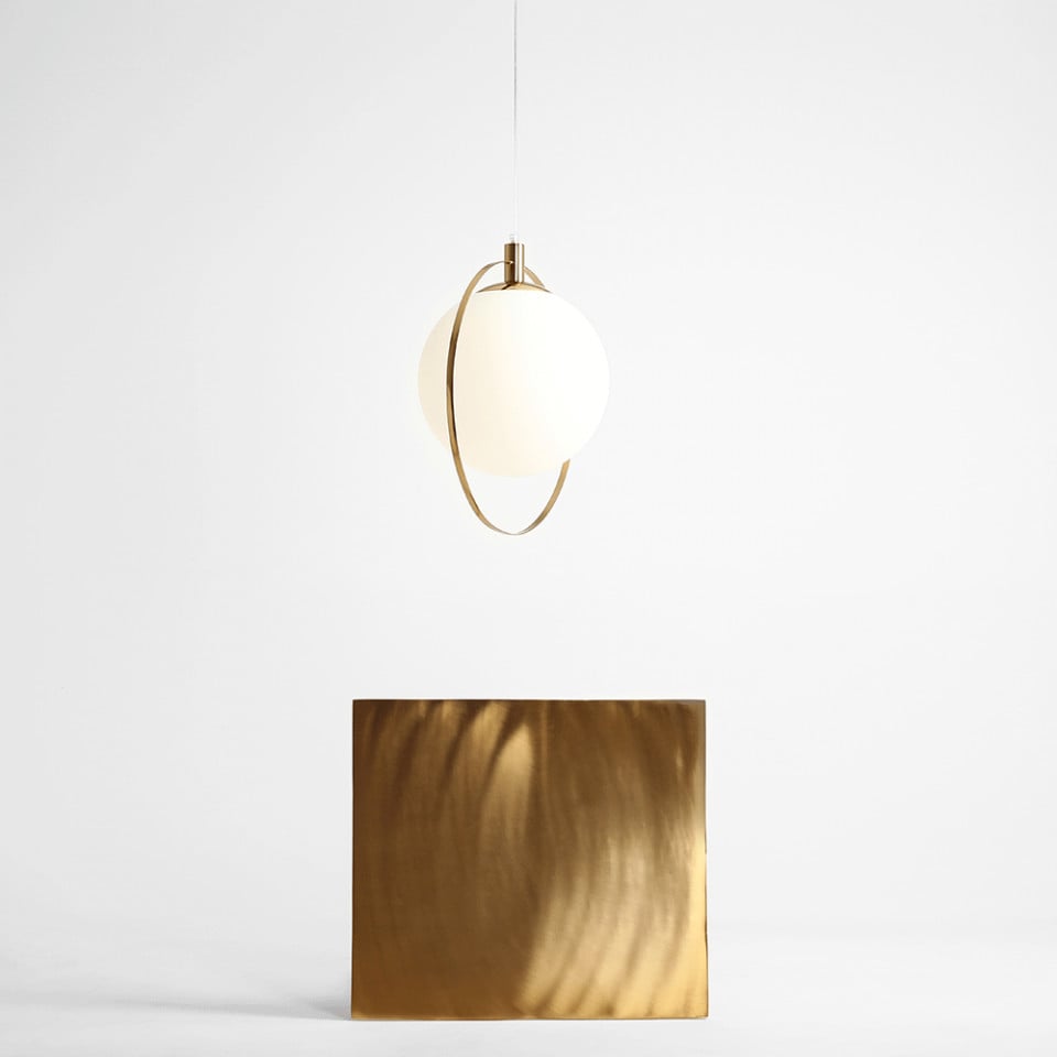 Lustra aurie/alba din metal Aura Aldex