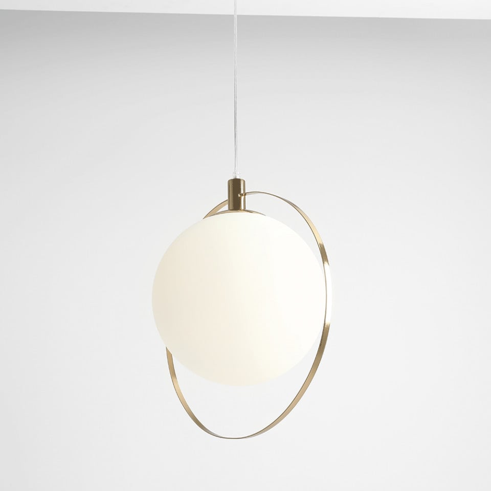 Lustra aurie/alba din metal Aura Aldex