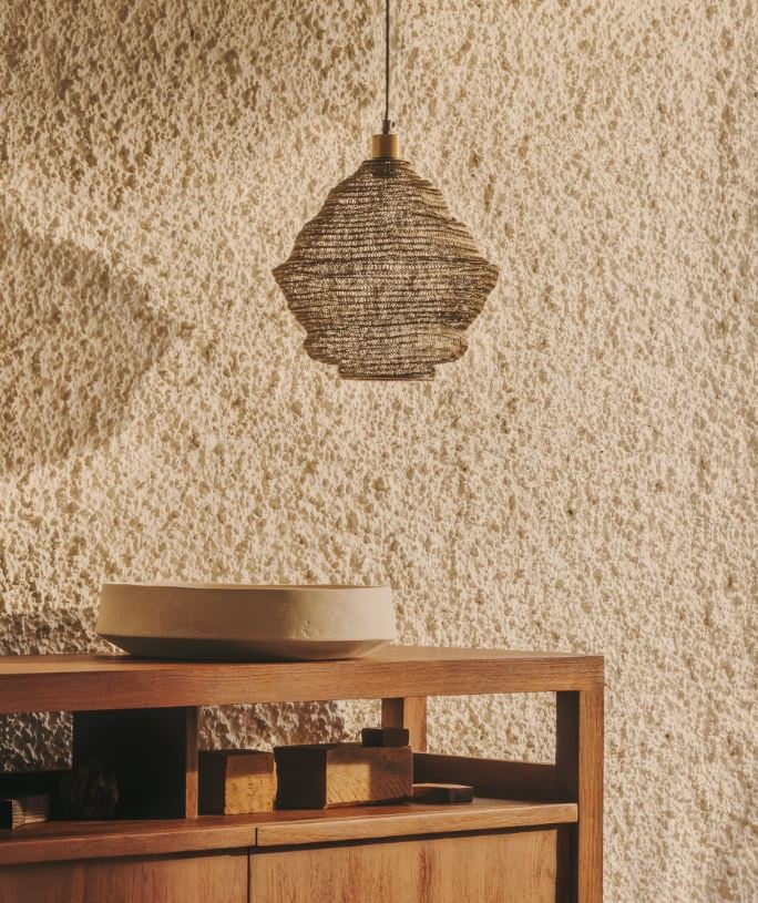 Lustra aurie din metal Sarraco Kave Home